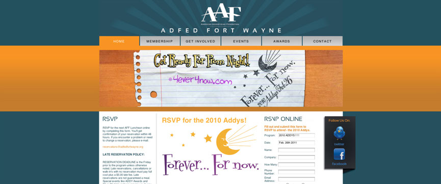 American Advertising Federation of Fort Wayne home page